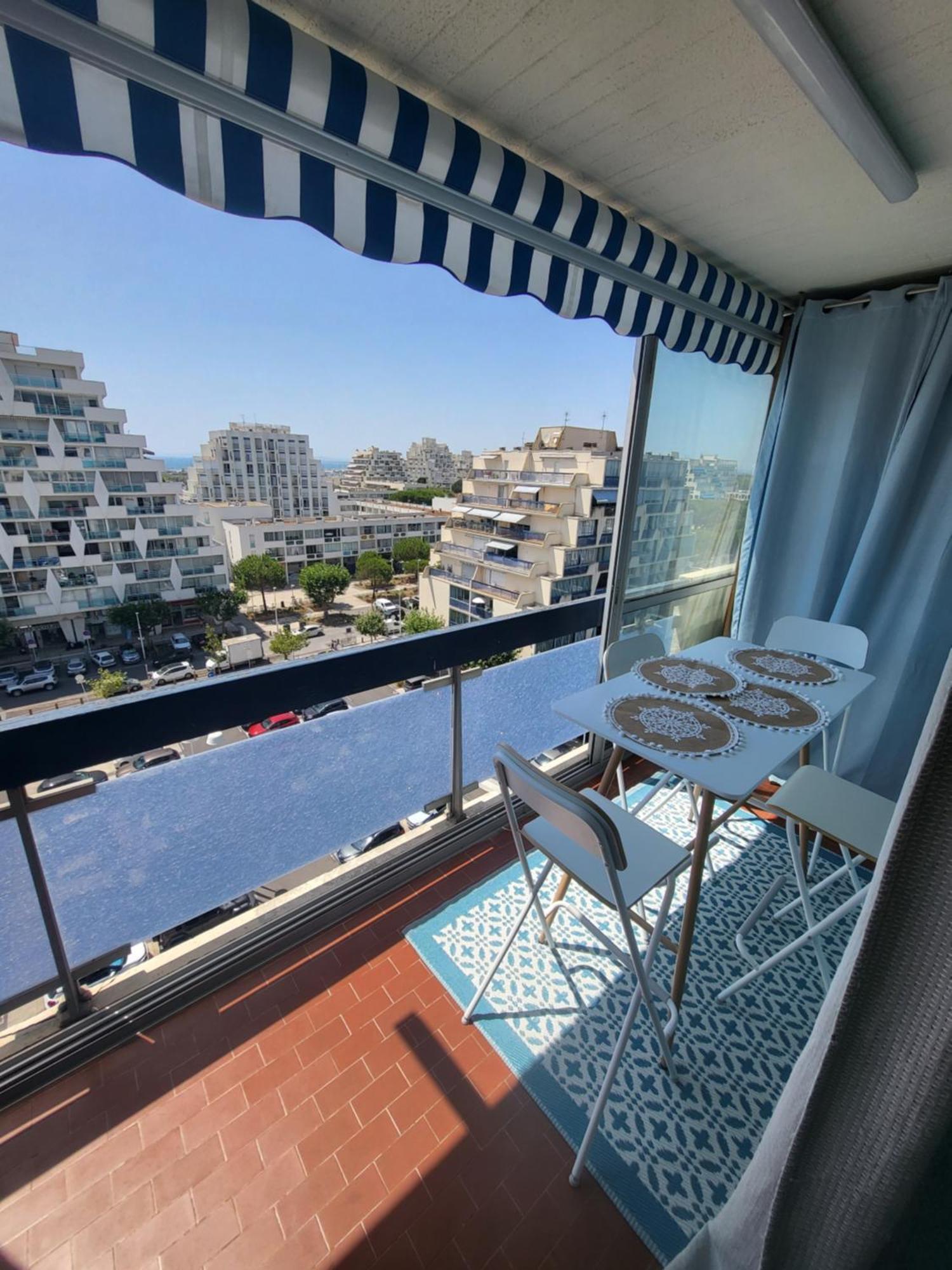 Appartement Lumineux Avec Vue Sur Mer A 50 M De La Plage Et Du Centre La Grande Motte Exterior photo